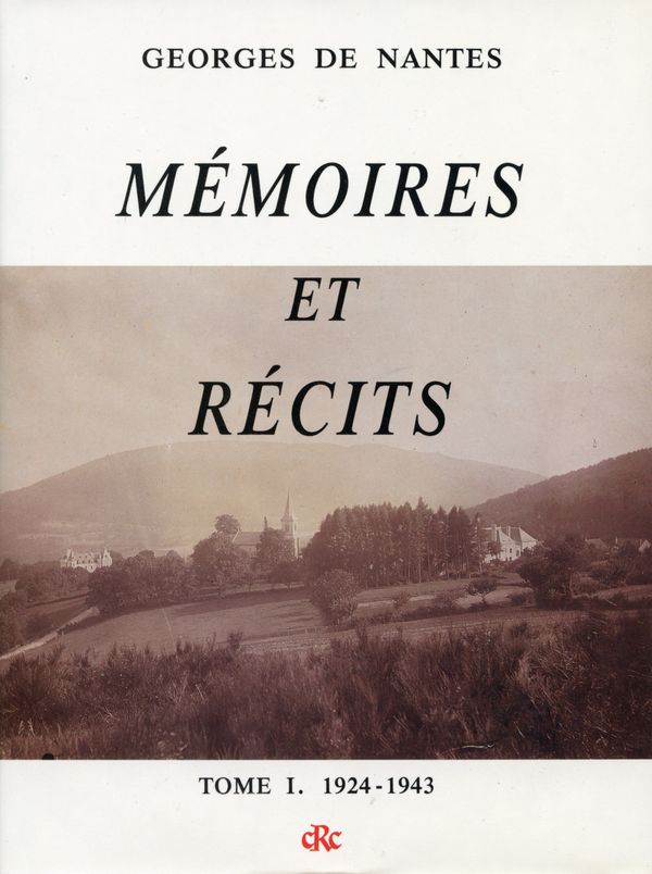 Mémoires et récits - tome 1